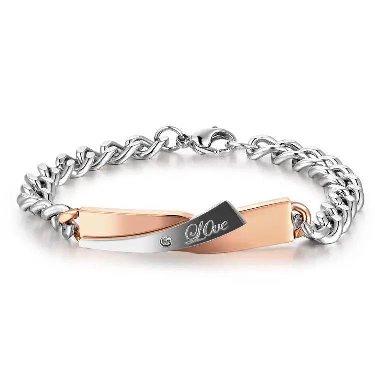 Twisted Fate Bracelet: Ignite Your Connection - Estalios
