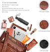 Stylish ESTALON Women's Real Leather Crossbody Purse - Adjustable Sling Strap & Medium Size Crossover Handbag - Estalios