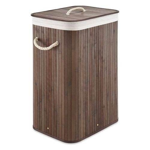 Stylish Finds for All: Quality Apparel, Footwear, and More
Brown Bamboo Laundry Hamper Dirty Clothes Basket with Lid and Removable Bag - Estalios