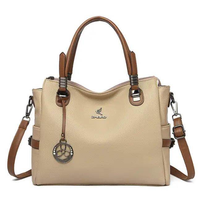 Unleash Your Style with Bold Leather Handbag Trio Set - Estalios