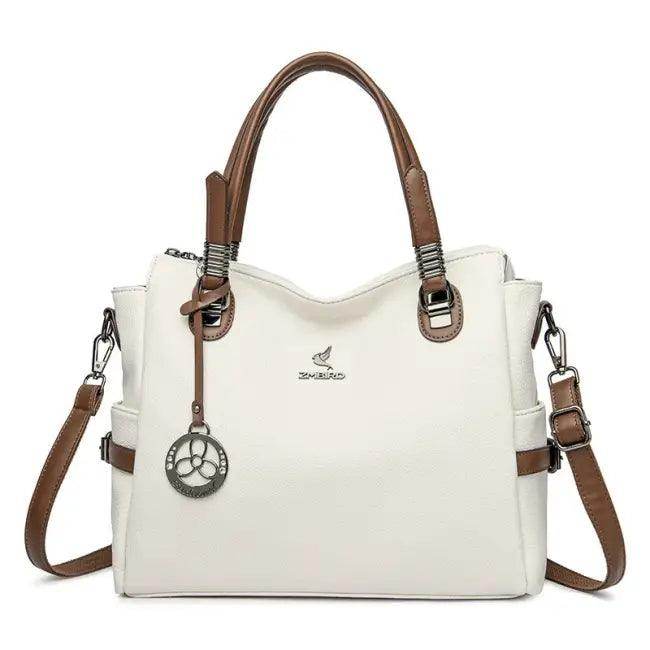 Unleash Your Style with Bold Leather Handbag Trio Set - Estalios
