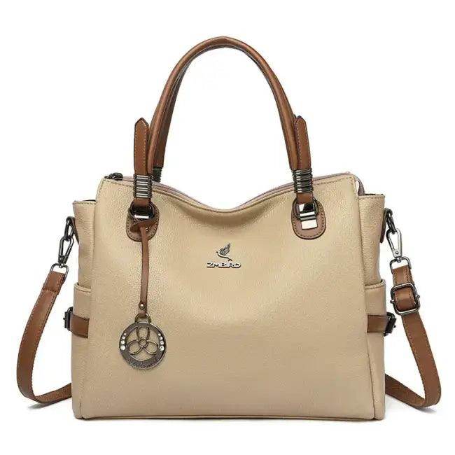 Unleash Your Style with Bold Leather Handbag Trio Set - Estalios