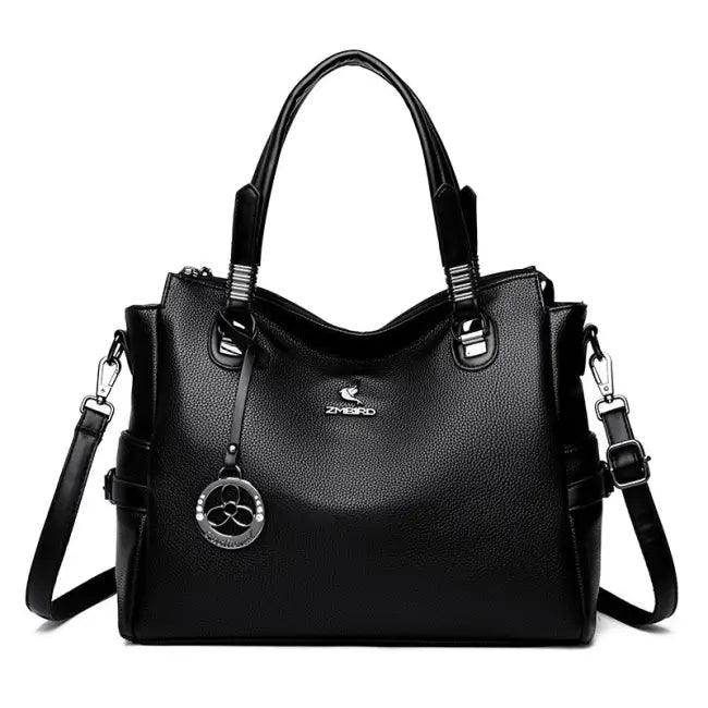 Unleash Your Style with Bold Leather Handbag Trio Set - Estalios