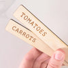 π± Stylish Organization β Set of 6 Wood Plant Markers | Perfect for Herb and Vegetable Gardens Em & Me Studio EstaliosShop