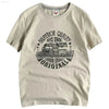 Summer American Retro Locomotive Pattern Men's T-Shirt - Estalios