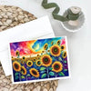 Sunflower Watercolor Cards: Sunshine in Every Note! **product Description:** Brighten Someone's Day with our Delightful Packaged Sunflower Watercolor Cards - Estalios