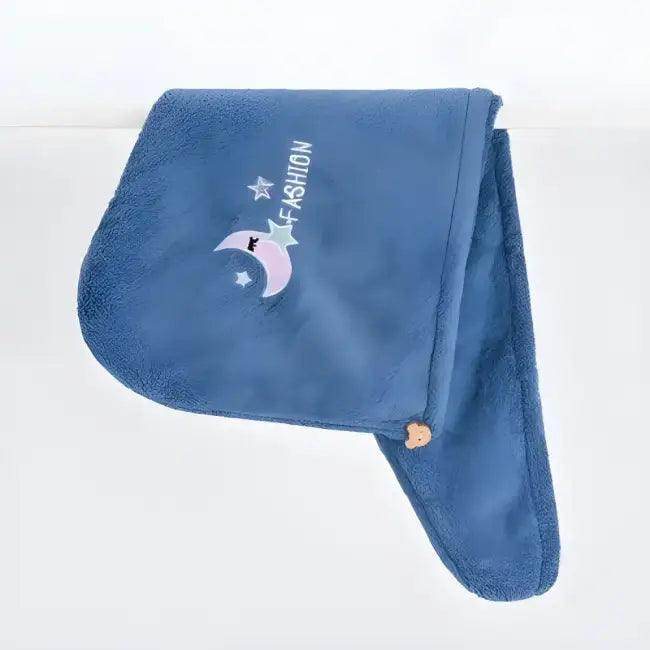 Super Absorbent Hair Towels for Quick Drying - Pink & Purple Star Designs - Estalios