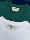 T-shirt Cotton Letter Print Short-Sleeve Retro Biker's Style - Estalios