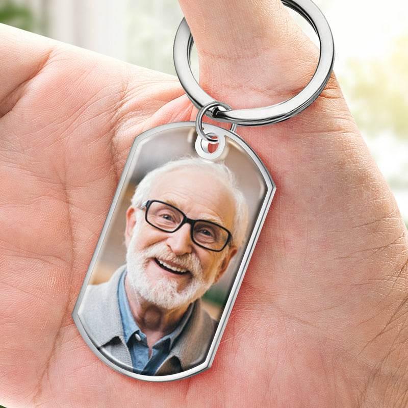 Custom Photo Until I See You Again - Memorial Personalized Custom Keychain - Sympathy Gift For Family Members - Estalios