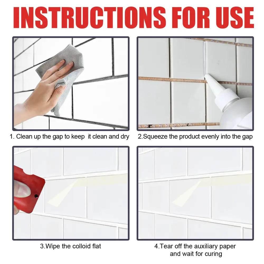Tile Reform Waterproof Filler for Bathroom and Kitchen Repairs - Estalios