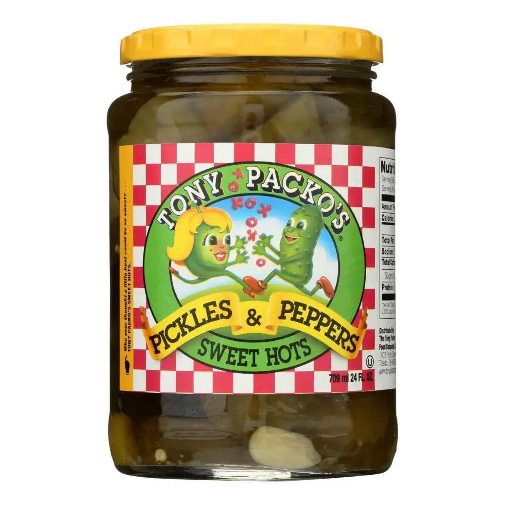 Tony Packo's Sweet Hots Peppers - Case of 12 Jars - Estalios