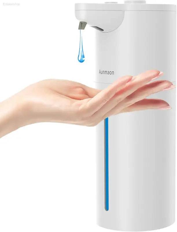 Touchless Automatic Soap Dispenser - Modern Hands-Free Design for Kitchen & Bathroom, Adjustable Volume, Long Battery Life, Clog-Free, Perfect for Kids, Compatible with All Soap Types - Sleek Black Finish - Estalios