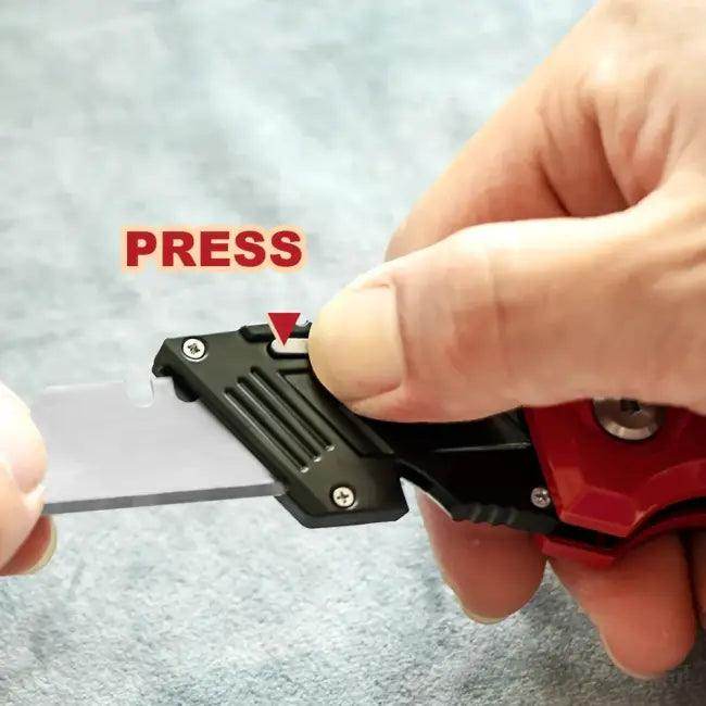 Tovia Folding Utility Knife with Handy Blade Storage - Estalios