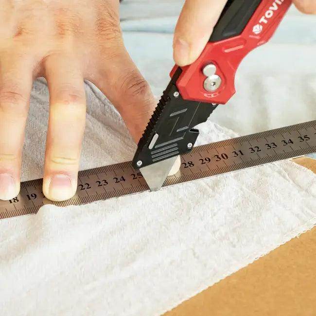 Tovia Folding Utility Knife with Handy Blade Storage - Estalios