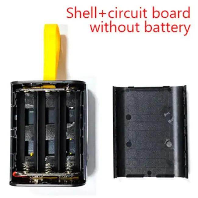 Transparent Battery Storage Box with Dual USB Output - Estalios