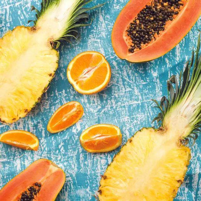 Tropical Fruit Face Mask with Aloe Vera for Glowing Skin - Estalios