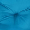 Turquoise Dream Bench: Coastal Bliss Awaits! Imagine Relaxing on your New White Wooden Bench, Adorned with Vibrant Blue and Turquoise Cushions. this Set Includes - Estalios