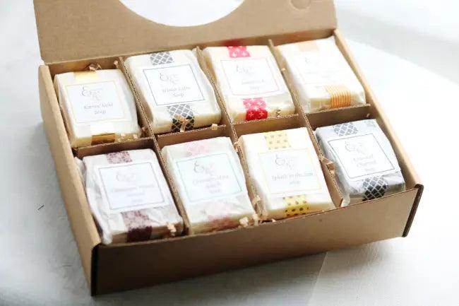 Floral Bliss Soap Set with Turquoise Twist Gift Boxed - Estalios