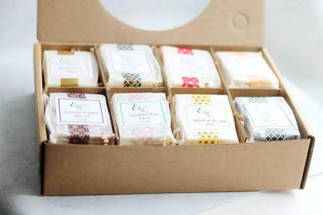 Floral Bliss Soap Set with Turquoise Twist Gift Boxed - Estalios