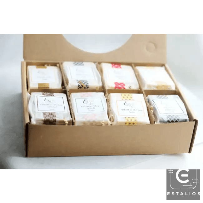 Floral Bliss Soap Set with Turquoise Twist Gift Boxed - Estalios
