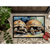 Turtle Splash Quirky Watercolor Doormat Delight! - Estalios