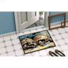 Turtle Splash Quirky Watercolor Doormat Delight! - Estalios