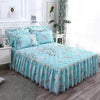 Twill Thickened Bedspread Bed Skirt Single Product Bed Skirt Three-piece Suit - Estalios