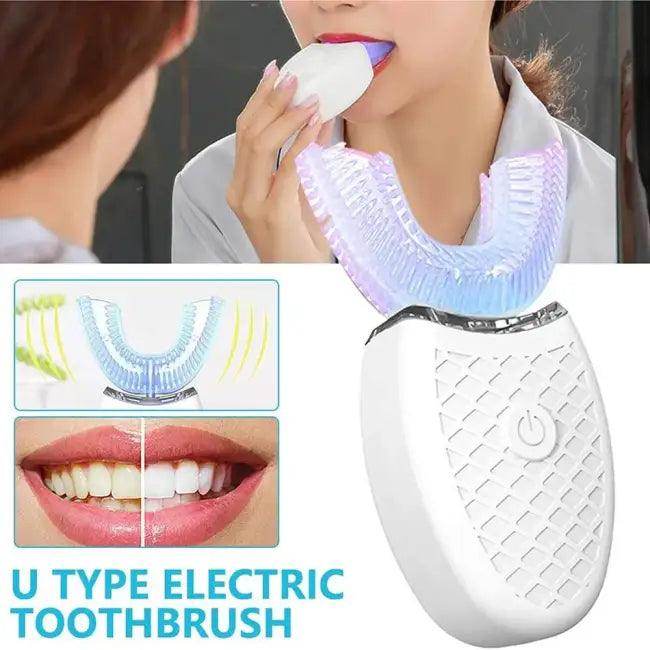 U-Shaped Smile Booster Electric Toothbrush for Bright Smiles - Estalios