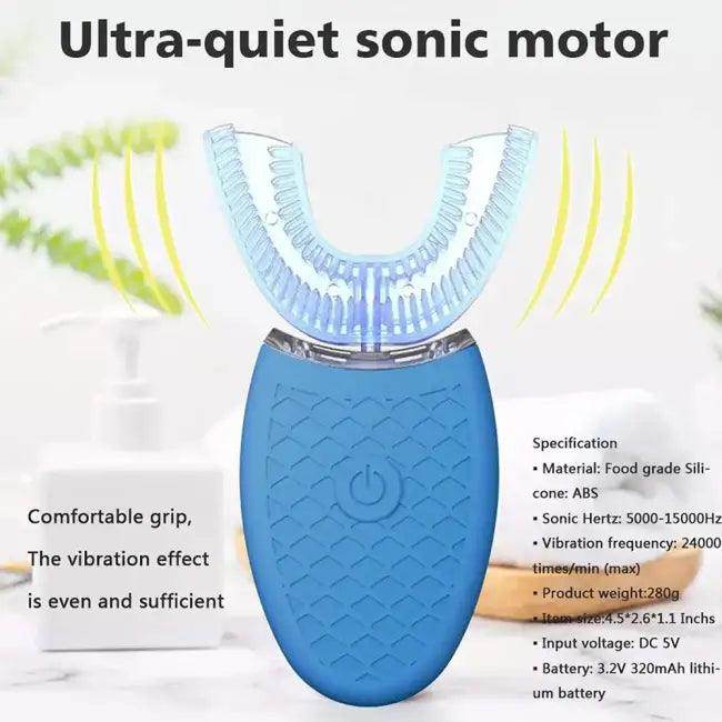 U-Shaped Smile Booster Electric Toothbrush for Bright Smiles - Estalios