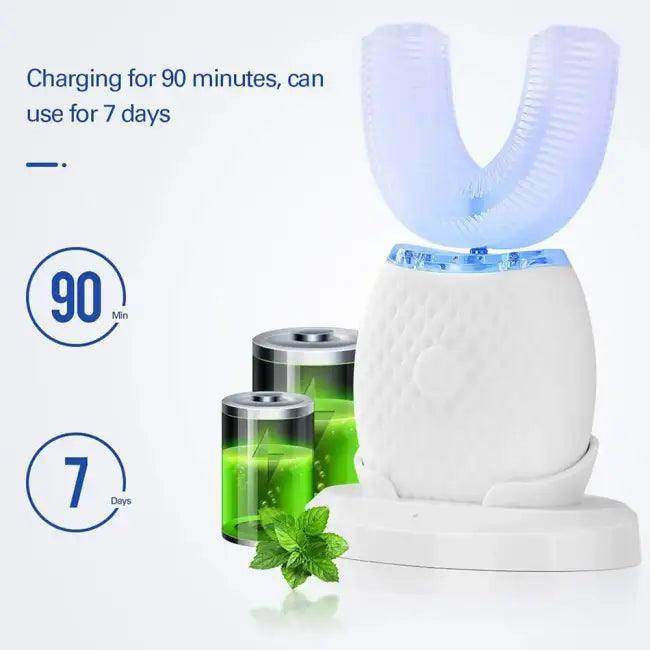 U-Shaped Smile Booster Electric Toothbrush for Bright Smiles - Estalios
