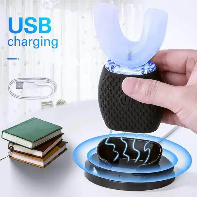 U-Shaped Smile Booster Electric Toothbrush for Bright Smiles - Estalios