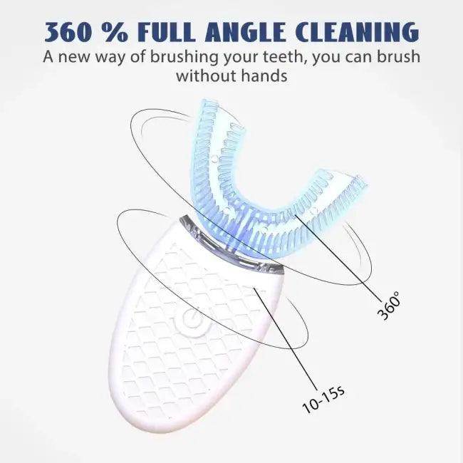 U-Shaped Smile Booster Electric Toothbrush for Bright Smiles - Estalios