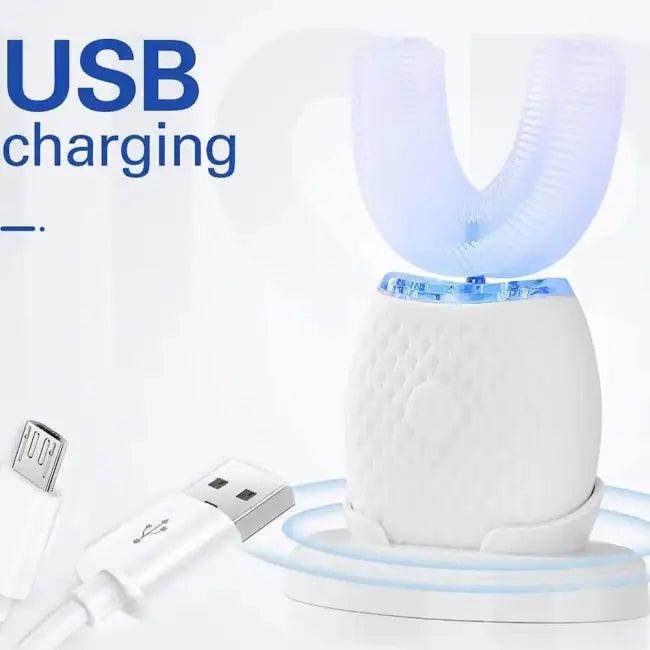 U-Shaped Smile Booster Electric Toothbrush for Bright Smiles - Estalios