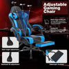 Ultimate Gaming Chair with Footrest - Ergonomic, Adjustable Height, and Breathable PU Material for Maximum Comfort - Estalios