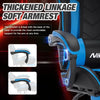 Ultimate Gaming Chair with Footrest - Ergonomic, Adjustable Height, and Breathable PU Material for Maximum Comfort - Estalios