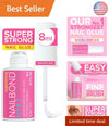 Ultimate 8ML Brush-On Nail Bonding Glue for Long-Lasting Press-On & Acrylic Nails