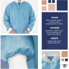 Unisex Disposable Lab Jacket Pack of 100 for Comfort - Estalios