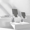 Universal Desktop Phone Bracket with Solid Base and Folding Design - Estalios