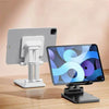 Universal Desktop Phone Bracket with Solid Base and Folding Design - Estalios