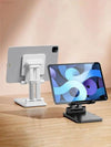 Universal Desktop Phone Bracket with Solid Base and Folding Design - Estalios