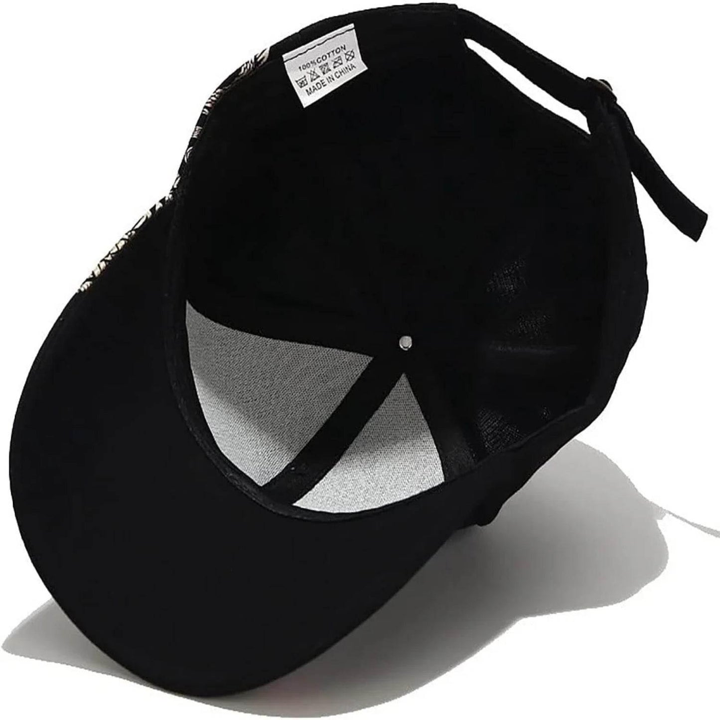 Unleash Bold Style with Dragon-Embroidered Black Baseball Cap - Estalios