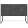 Unleash Charcoal Steel Storage: Adjustable Feet Included! **charcoal Steel Cabinet Collection** Elevate your Storage Game with our Sleek and Versatile Charcoal Steel - Estalios