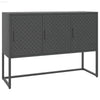 Unleash Charcoal Steel Storage: Adjustable Feet Included! **charcoal Steel Cabinet Collection** Elevate your Storage Game with our Sleek and Versatile Charcoal Steel - Estalios