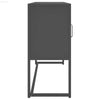 Unleash Charcoal Steel Storage: Adjustable Feet Included! **charcoal Steel Cabinet Collection** Elevate your Storage Game with our Sleek and Versatile Charcoal Steel - Estalios