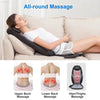 Massage cushion with multiple massage zones.