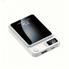 White portable power bank.
