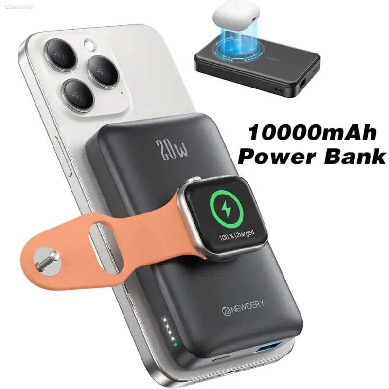 Wireless charging power bank.