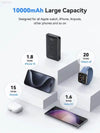 Portable charger with device compatibility.