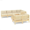 Unleash Outdoor Bliss: Solid Pine Wood Garden Lounge Set! **product Description:** Transform your Outdoor Space Into a Haven of Relaxation with our Stunning Garden - Estalios