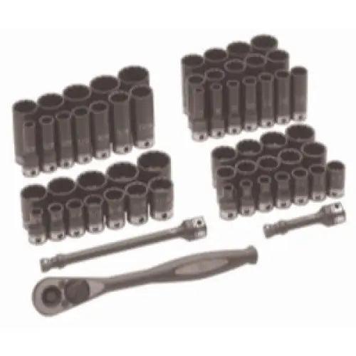 Grey Pneumatic 3/8" Dr. 59pc Duo-Socket Set for Professionals - Estalios